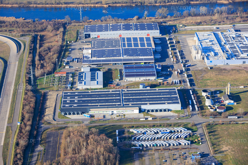 Luftbild: NUSS-Unternehmensgruppe GmbH in Wörth am Rhein im Bundesland Rheinland-Pfalz in Deutschland. Foto: IMG_152508.jpg vom 31.12.2025 durch Werner Riehm/FLY-FOTO.deWhatsApp