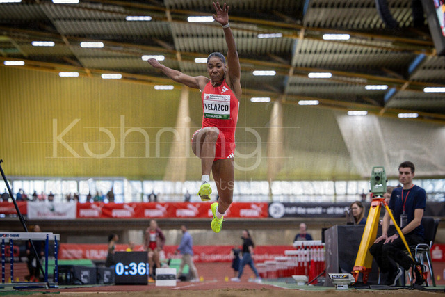 Indoor Meeting Dortmund, 08.02.2026 | DORTMUND, GERMANY - FEBRUARY 8:  Triple jumper Davisleidis Velazco (Kuba) during the Indoor Meeting Dortmund at the Helmut-Koernig-Halle on February 8, 2026 in Dortmund, Germany. (Photo by Axel Kohring/Beautiful Sports Int.)