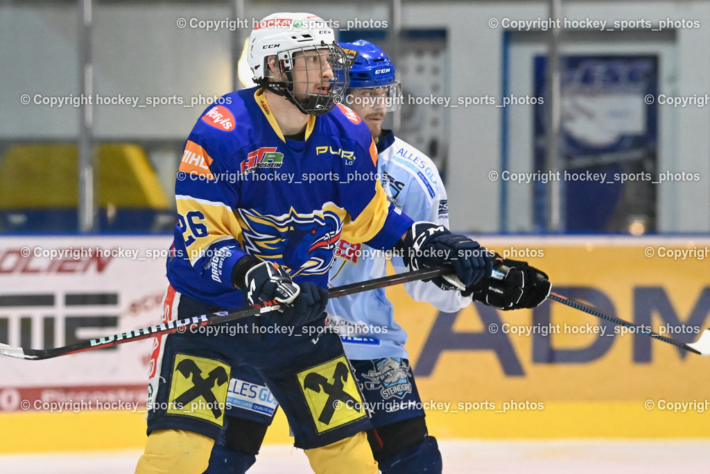 ESC Steindorf vs. HC Kufstein Dragons 25.2.2023 | #26 Sappl Samuel, #21 Steiner Kevin
