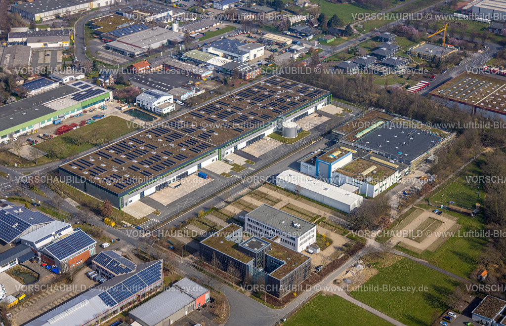 Hamm240306858 | Luftbild, Gewerbegebiet mit Druckzentrum Hamm GmbH & Co. KG, Gabelsbergerstraße, Stadtbezirk Rhynern, Hamm, Ruhrgebiet, Nordrhein-Westfalen, Deutschland