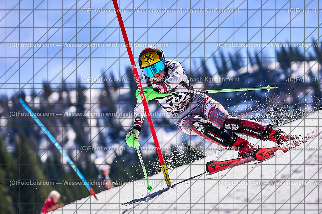 ALP2638_Reiteralm_MASTERS-LM_SL_Mally Lara | (C)FotoLois.com, Alois Spandl. Steirische MASTERS-Landesmeisterschaften Ski alpin SLALOM mit Wien und Salzburg, Reiteralm, Sa 13. April 2024.
