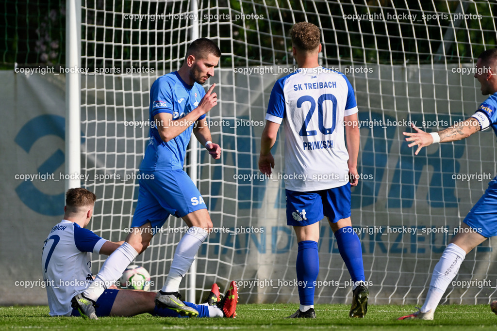 SAK vs. SK Treibach | #77 Michael Groinig Böck SK Treibach, #7 Hrvoie Jakovljevic SAK, #20 Manuel Primusch Böck SK Treibach, SAK vs. SK Treibach, SAK vs. SK Treibach am 29.05.2024 in Klagenfurt (Sportpark Welzenegg), Austria, (Photo by Bernd Stefan)