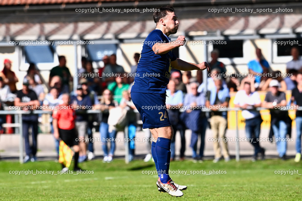 ATUS Velden vs. ASKÖ Köttmannsdorf 7.10.2023 | #24 Gerfried Einspieler ATUS Velden, ATUS Velden vs. ASKÖ Köttmannsdorf 7.10.2023, ATUS Velden vs. ASKÖ Köttmannsdorf am 07.10.2023 in Velden (Wald Arena Velden), Austria, (Photo by Bernd Stefan)