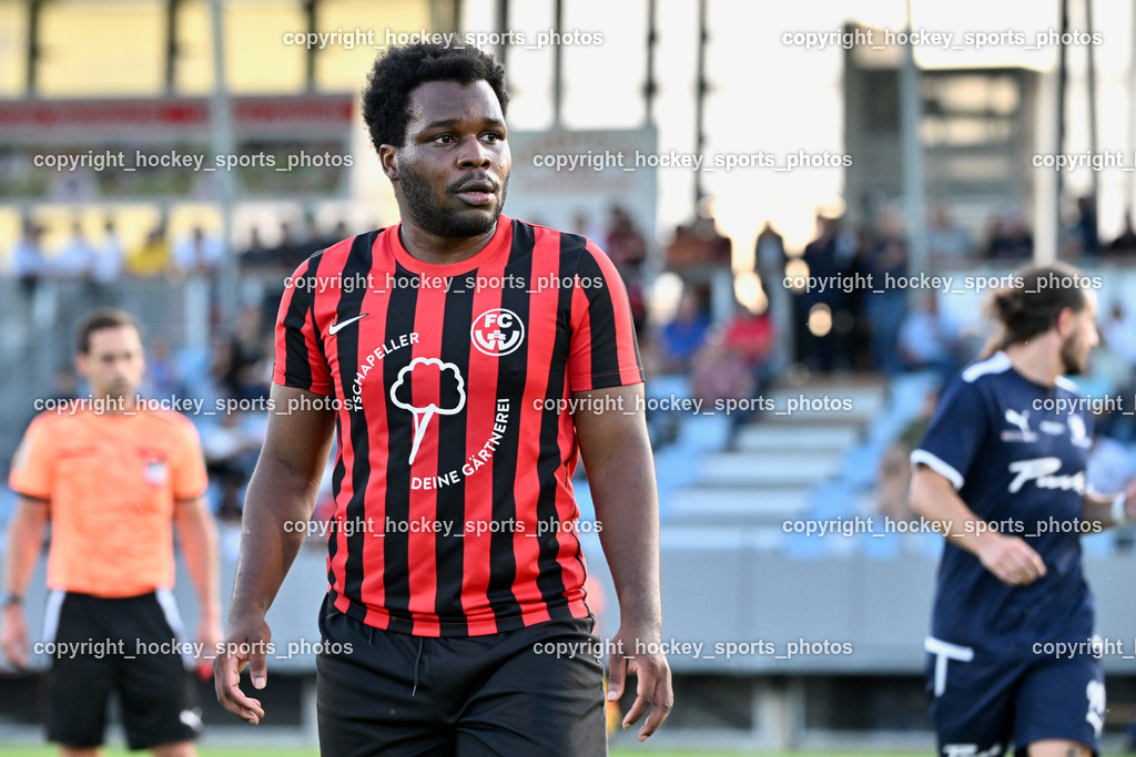 SC St. Veit vs. FC Nussdorf Debant | #10 Rashidi Mohamed Udikaluka FC Nussdorf Debant, SC St. Veit vs. FC Nussdorf Debant, SC St. Veit vs. FC Nussdorf Debant am 22.08.2025 in St. Veit an der Glan (Jacques Lemans Arena), Austria, (Photo by Bernd Stefan)