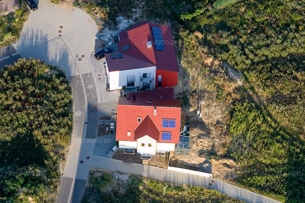 Luftbild: Neubaugebiet Am Höhenweg in Kandel im Bundesland Rheinland-Pfalz in Deutschland. Foto: IMG_11699.jpg vom 25.07.2008 durch Werner Riehm/FLY-FOTO.de