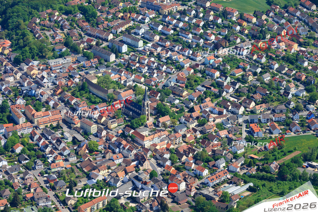Die Luftbildaufnahme Gaustadt -  wurde 2018 mittels Flugzeug (keine Drohne) erstellt. Perfekte Schärfe und Druck- Auflösung- Garantiert!