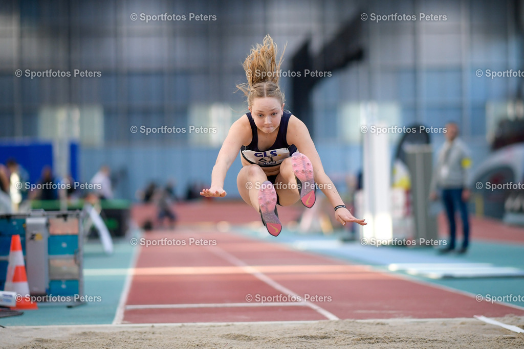 250208_xkaix_DM Mehrkampf_54 | 08.02.2025, xkaix, Leichtathletik 20. Deutsche Meisterschaften, Mehrkampf Halle v.l. Line Gretzler (USC Mainz) - Realisiert mit Pictrs.com