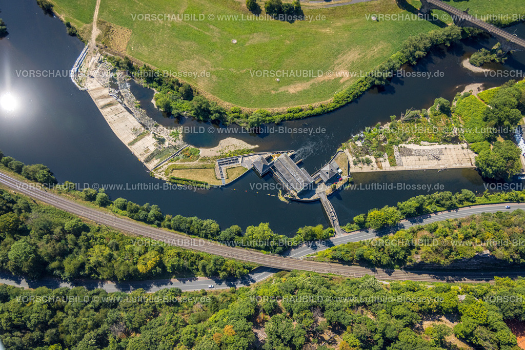 Witten220808871 | Luftbild, Wasserwerk Hohenstein, Fluss Ruhr, Witten, Ruhrgebiet, Nordrhein-Westfalen, Deutschland