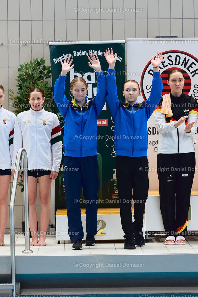 International Youth Diving Meet 2026 | Day 3 of 5 | International Youth Diving Meet 2026| Day 3 of 5 | 24.04.2026 | Youth diving competition featuring 1m and 3m springboard and platform at the Schwimmsportkomplex Freiberger Platz in Dresden.@ Domazer Photography - Realisiert mit Pictrs.com