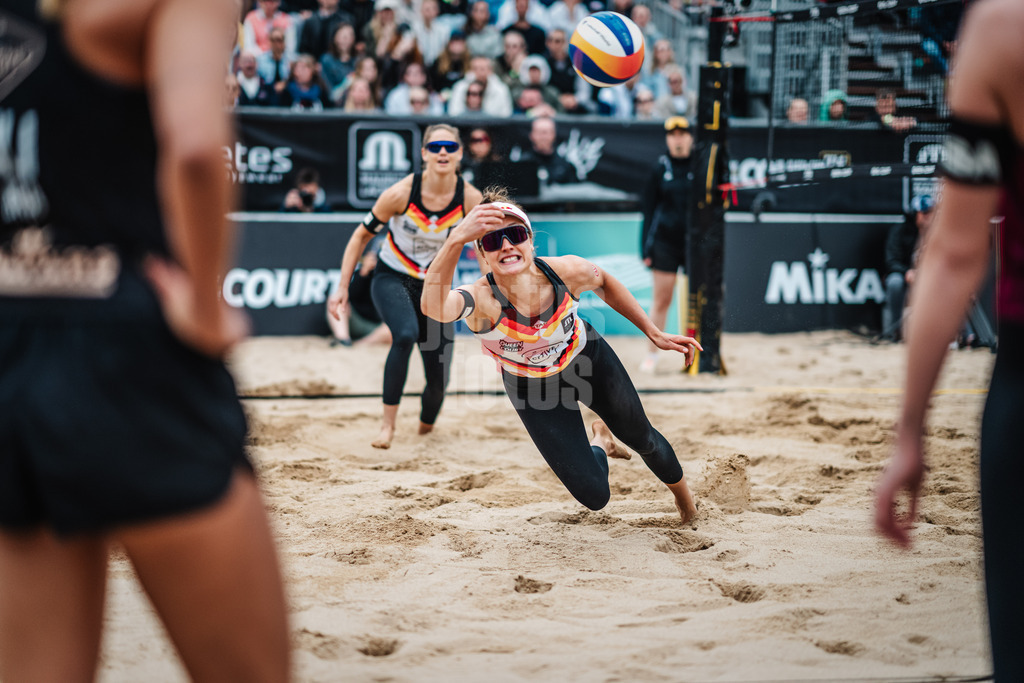 Beachvolleyball | Frauen | Queen and King of the Court | Hamburg | 02.06.2024 | Svenja Müller