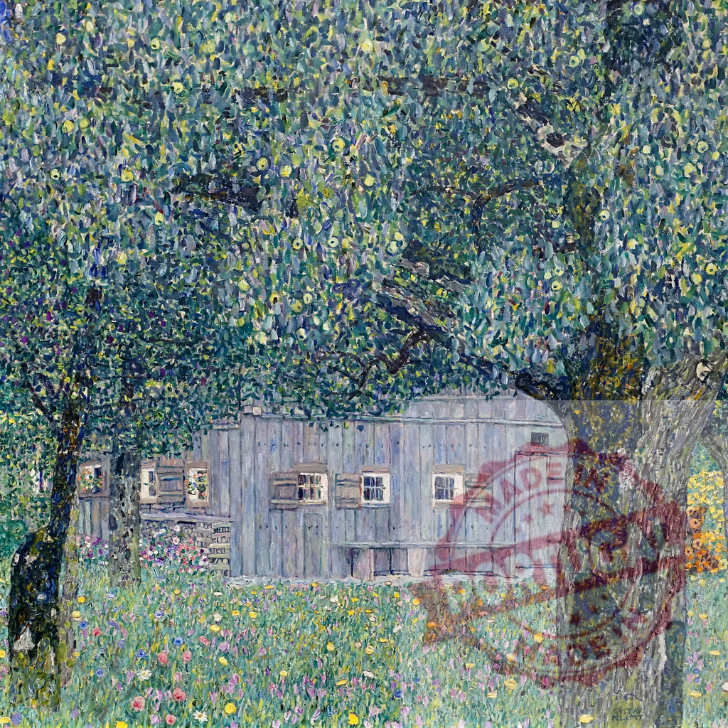 Gustav Klimt's Farmhouse in Upper Austria (1911-1912) famous painting. Original from Wikimedia Commons. Digitally enhanced by rawpixel. | Gustav Klimt's Farmhouse in Upper Austria (1911-1912) famous painting. Original from Wikimedia Commons. Digitally enhanced by rawpixel. - Realisiert mit Pictrs.com