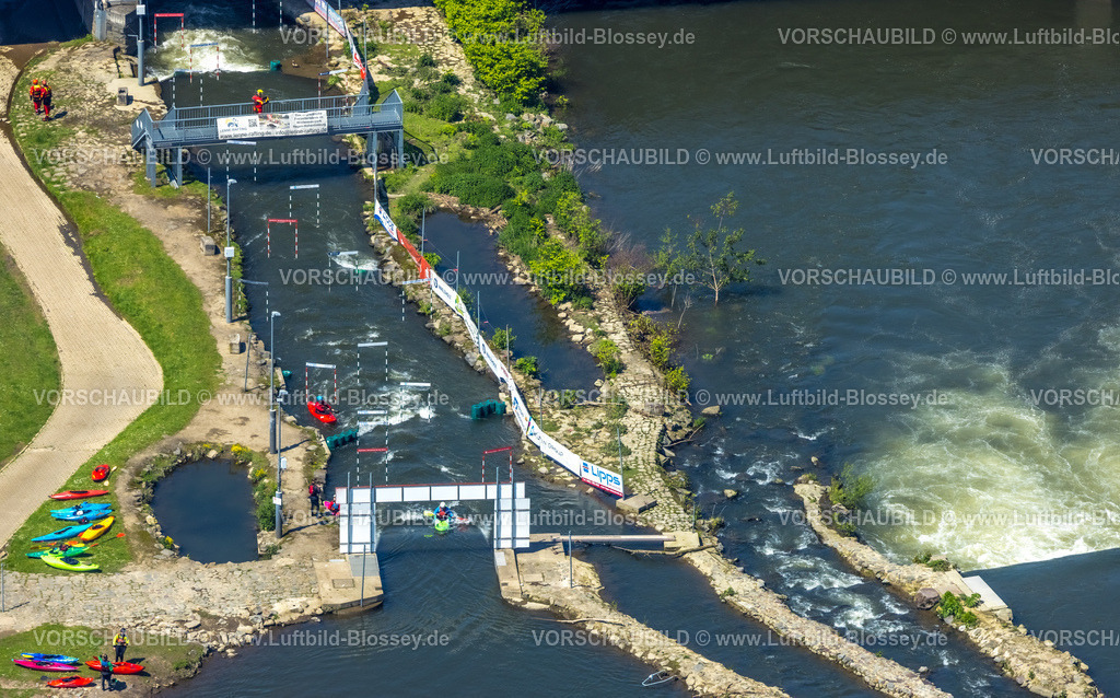 Hagen230501670Hohenlimburg | Luftbild, Fluss Lenne, Wildwasserpark Hagen-Hohenlimburg, Lenne Rafting, Kanu-Slalom-Strecke, Hohenlimburg, Hagen, Sauerland, Nordrhein-Westfalen, Deutschland