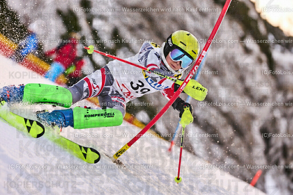 ALP2542_NWC-OAC-Slalom-I DG-II_Brandecker Leo | (C)FotoLois.com, Alois Spandl, NWC+OAC-Schüler-Slalom 1 auf dem Hochkar, Sa 7. Jänner 2023.