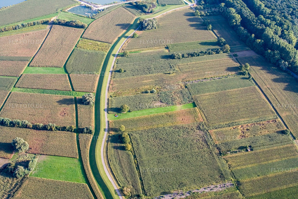 Luftbild: Modellflugplatz in Hagenbach im Bundesland Rheinland-Pfalz in Deutschland. Foto: IMG_7910.jpg vom 12.09.2007 durch Werner Riehm/FLY-FOTO.de