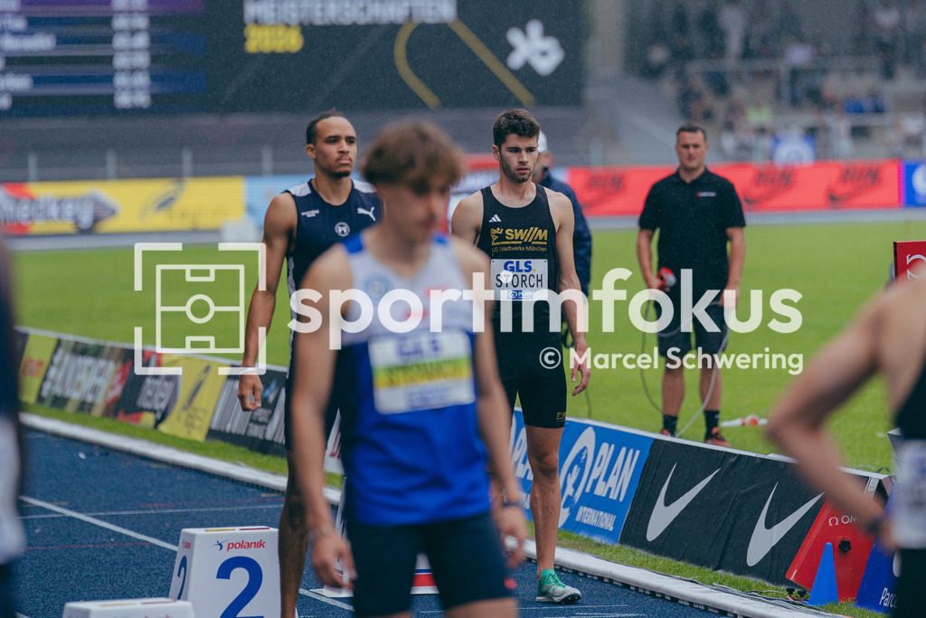 Deutsche Meisterschaften der Frauen und Männer 2026 | Jonas Storch, LG Stadtwerke München, 800-Meter-Lauf, Finale, Deutsche Meisterschaften der Frauen und Männer 2026, Lohrheidestadion Bochum-Wattenscheid, 26.07.2026. Foto: Marcel Schwering / sportimfokus - Realisiert mit Pictrs.com