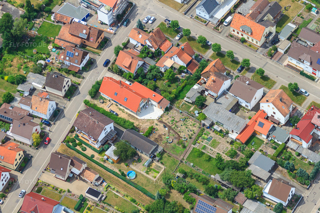 Luftbild: Waldstr in Kandel im Bundesland Rheinland-Pfalz in Deutschland. Foto: IMG_29681.jpg vom 02.07.2010 durch Werner Riehm/FLY-FOTO.de