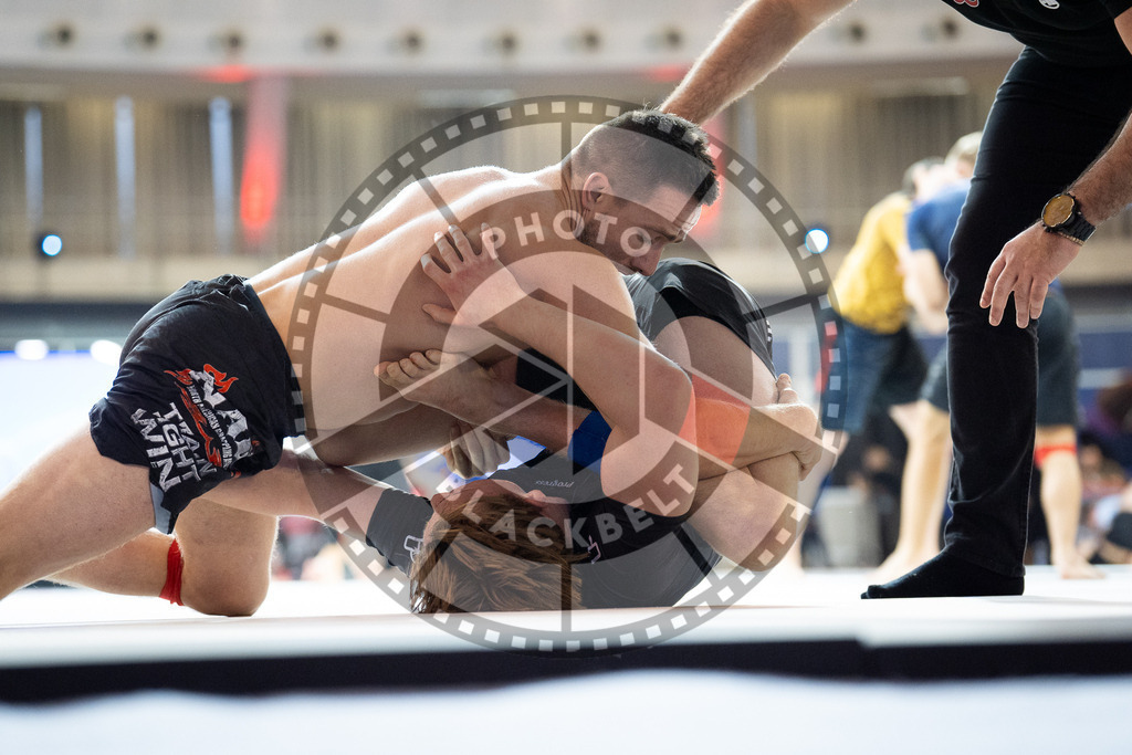 20260214PBB0968 | Fighters compete during the ADCC European Trials  competition day 1 in Belgrade, Serbia, on February 14, 2026.