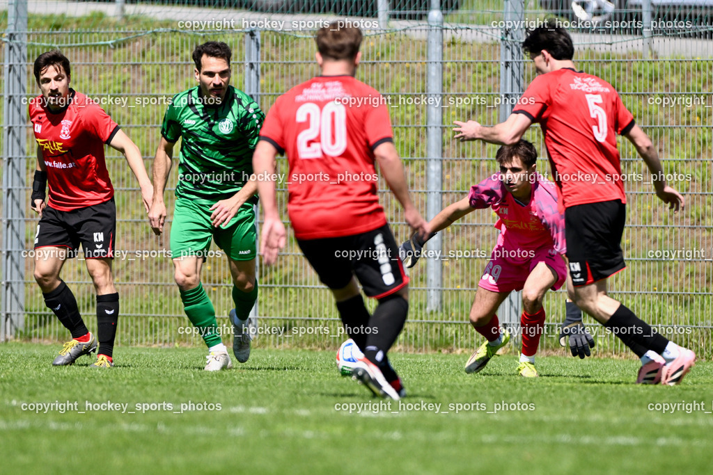 SC Landskron vs. SV Falle Maria Gail | #2 David Gräfischer SC Landskron, #20 Florian Uggowitzer SV Maria Gail, #5 Daris Omanovic SV Maria Gail, #69 Oliver Cosic SV Maria Gail, SC Landskron vs. SV Falle Maria Gail, SC Landskron vs. SV Falle Maria Gail am 17.05.2026 in Villach (Sportanlage Landskron), Austria, (Photo by Bernd Stefan)