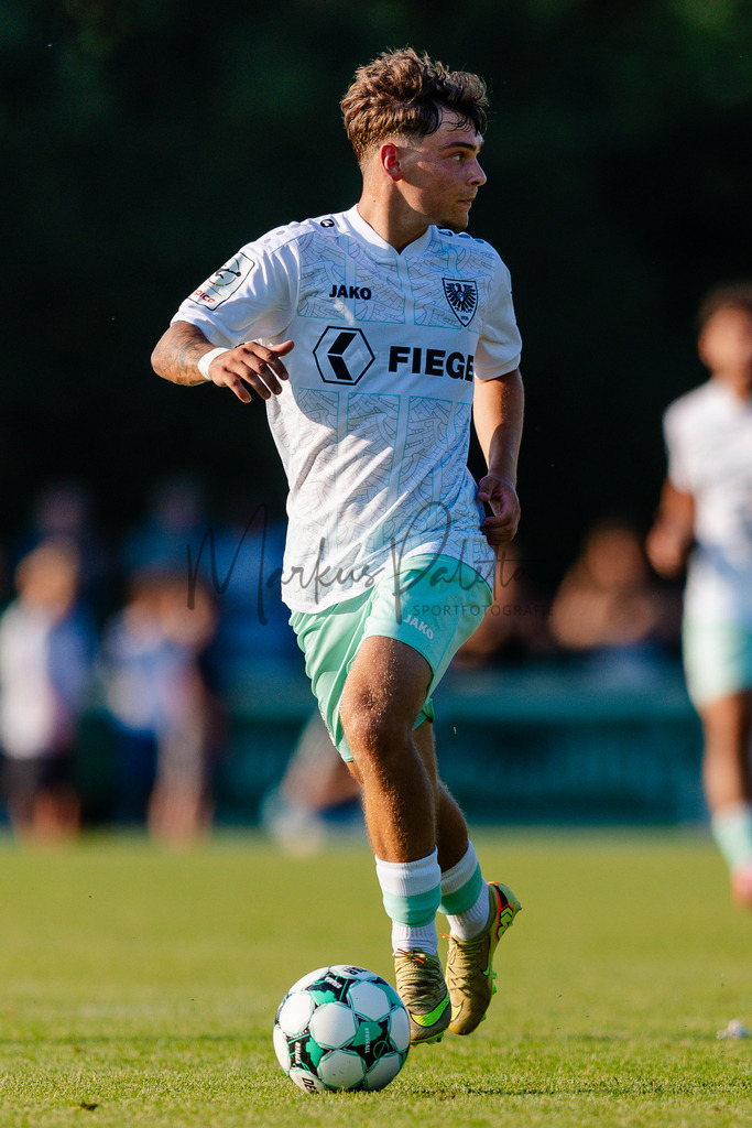 Testspiel, Saison 2026/27: SC Preußen Münster - Kickers Emden | Billerbeck, 10.07.2026: Testspiel, SC Preußen Münster gegen Kickers Emden auf der Anlage des DJK Billerbeck in Billerbeck. Foto: sportfotografie.ms | Markus Paletta - Realisiert mit Pictrs.com