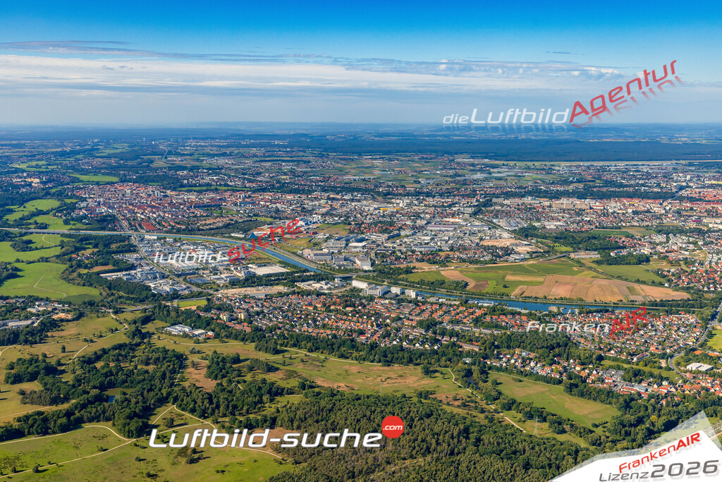 Klassische Luftaufnahme ohne Drohne zeigt:Gebersdorf bei Nürnberg - Die Luftbildaufnahme wurde 2025 vom UL-Flugzeug heraus erstellt ( keine Drohne ) - Hochauflösende Luftaufnahme -Nicht vergleichbar mit Google Maps oder Satelittenbilder- Die Geschenkidee !Mit Lizenz und Bildrechte bestellbar