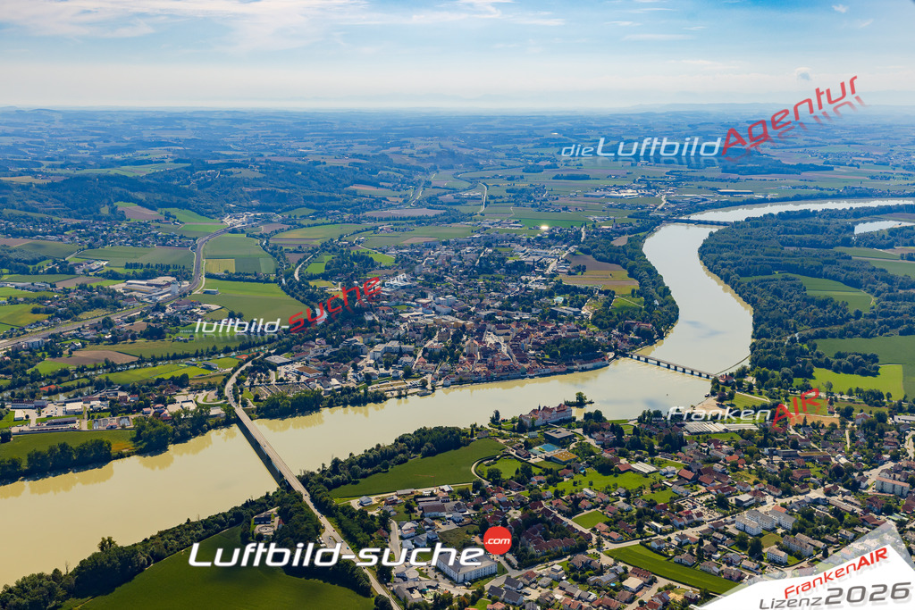 Luftaufnahme von Schärding Vs Google Maps- Die Luftaufnahme wurde 2025 vom UL-Flugzeug heraus erstellt ( keine Drohne ) - Hochauflösende Luftaufnahme - für professionelle Ausdrucke geeignet. Die Geschenkidee !Mit Lizenz und Bildrechte bestellbar