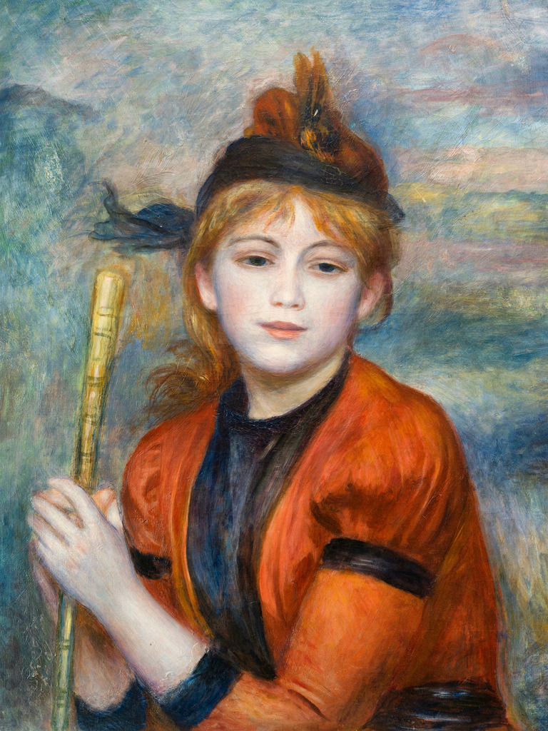 Pierre-Auguste Renoir - Die Ausflüglerin | Moderne Wandbilder auf Leinwand, Acylglas, Alu-Dibond oder als Poster. Tauchen Sie ein in die Welt KI-generierter Kunstwerke - entdecken Sie hochwertige Kunstdrucke unserer Gemälde, Illustrationen und fotorealistischen Motive.