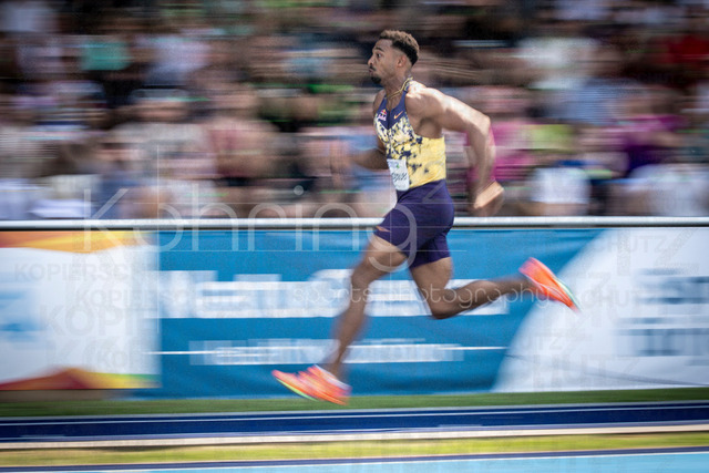Multisport Event; Ratingen, 27.06.2026 | RATINGEN, GERMANY - JUNE 27, 2026 : Leo Neugebauer (GER / Germany) dynamic in the long jump of the decarthlon during the Multisport Event at Stadion Ratingen on June 27, 2026 in Ratingen, Germany.