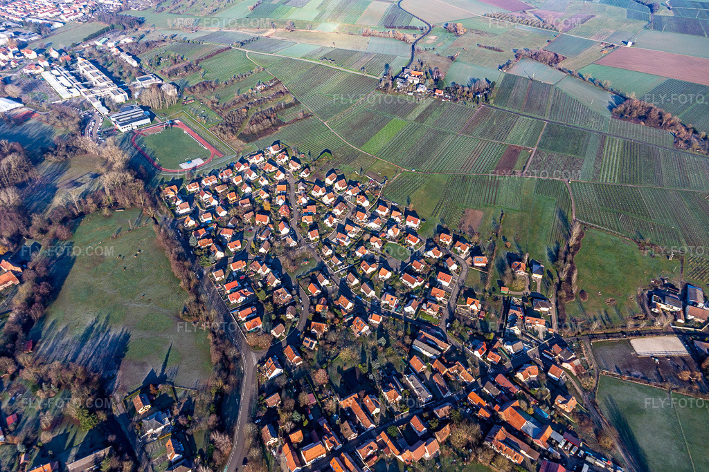 Aerial view: View of the town in the district Altenstadt in Wissembourg in the state Bas-Rhin, France.Photo: IMG_124089.jpg taken on 01/11/2021 by Werner Riehm/FLY-FOTO.comResolution of the original: 5472 x 3648 px