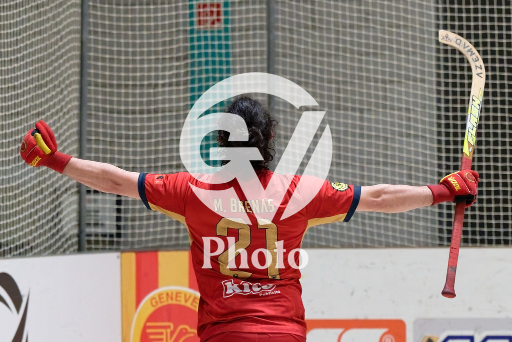 LNA  - Geneve RHC v RHC Diessbach  |  during the LNA  match between Geneve RHC and RHC Diessbach  at Centre sportif de la queue d'arve in Geneve, Switzerland