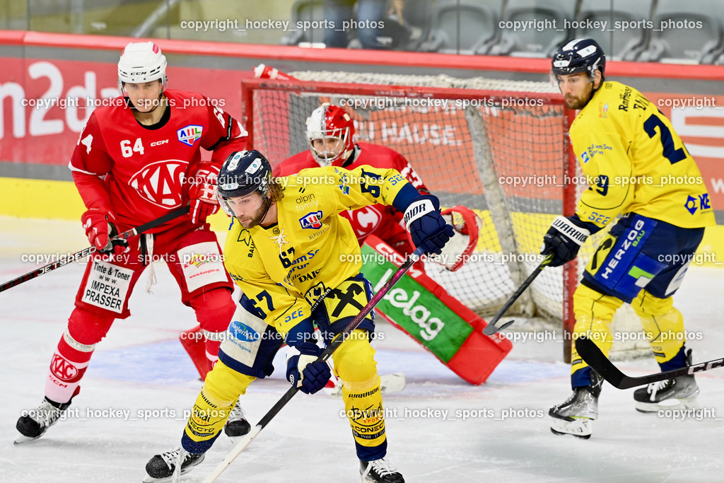 EK Zeller Eisbären vs. EC KAC Future Team 5.11.2022 | #67 Kittinger Patrik, #64 Preiml Maximilian, #29 Putnik Philip