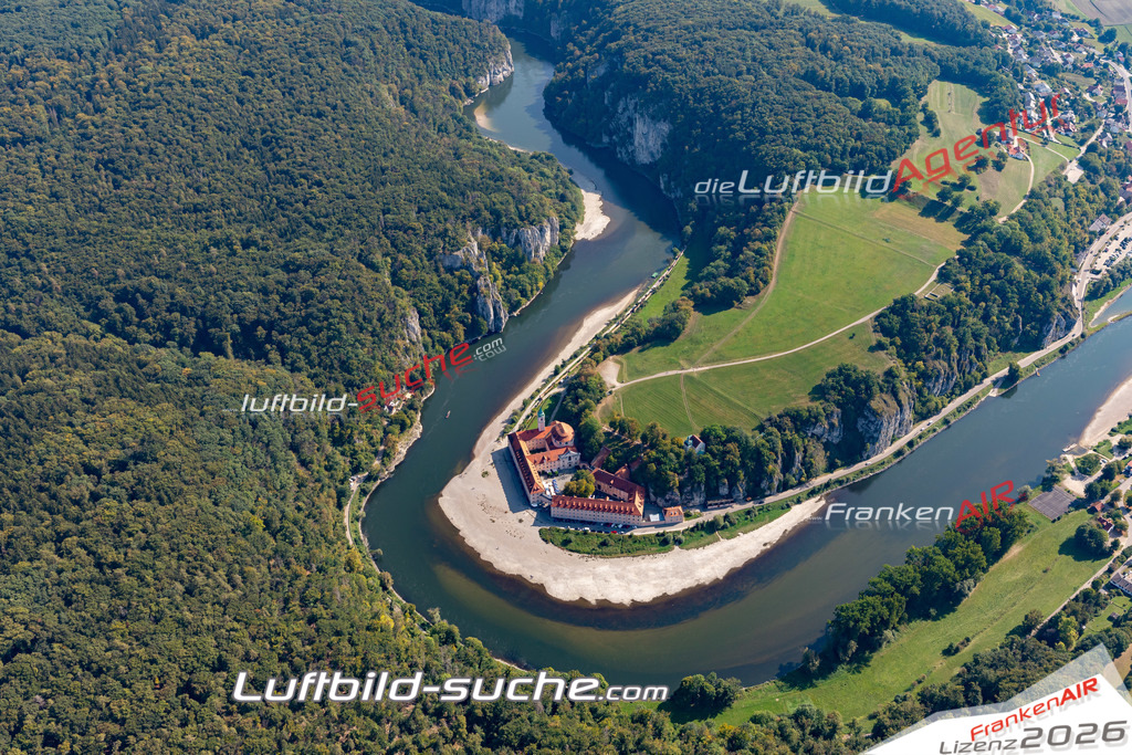 Aktuelles Luftbild von kloster-weltenburg  - Die Luftaufnahme wurde 2020 mittels UL-Flugzeug erstellt ( keine Drohne ) - hochauflösende Kamera-Systeme von  Canon -Beste Qualität - Für grossformatige Ausdrucke geeignet. Die Geschenkidee !