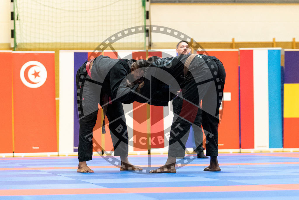 20231118PBB12715 | Fighters compete during the AJP Tour 600 Frankfurt Championship in Frankfurt/Main, Germany, on November 18, 2023.