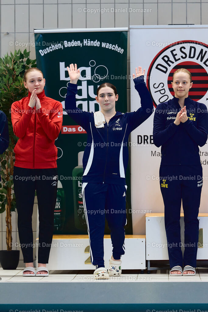 International Youth Diving Meet 2026 | Day 4 of 5 | International Youth Diving Meet 2026| Day 4 of 5 | 25.04.2026 | Youth diving competition featuring 1m and 3m springboard and platform at the Schwimmsportkomplex Freiberger Platz in Dresden.@ Domazer Photography - Realisiert mit Pictrs.com