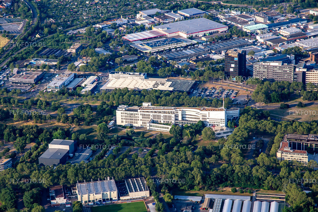 TECHNOSEUM von Norden https://www.technoseum.de/ | Luftbild: TECHNOSEUM von Norden https://www.technoseum.de/ im Ortsteil Oststadt in Mannheim im Bundesland Baden-Württemberg in Deutschland. Foto: IMG_136910.jpg vom 24.06.2023 durch ©2025 Werner Riehm fly-foto.de/copyright - Realisiert mit Pictrs.com
