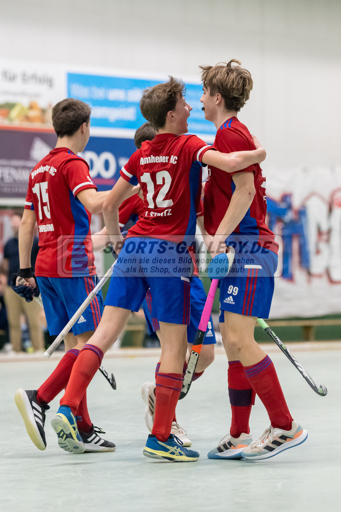 SFE_20230304_0055 | Deutsche Meisterschaft Männliche U16 Halle 2023 am 04.03.2023 in Köln (KTHC Stadion Rot-Weiss Köln Tennis and Hockey Club), Photo: Stephan Fehrmann 2022 (Sports-Gallery)