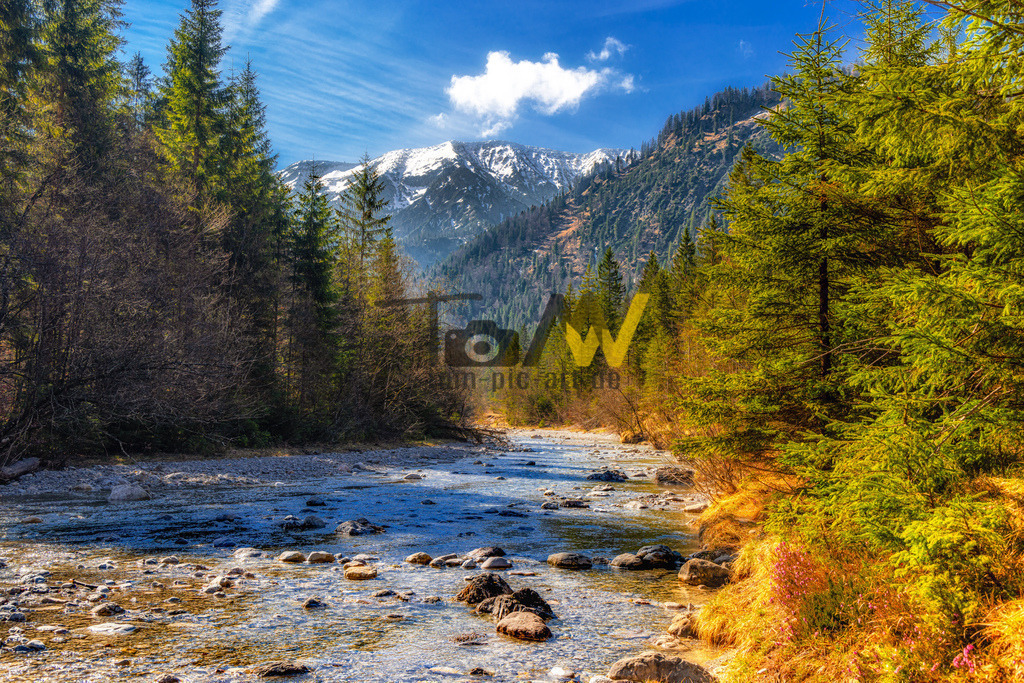 Idyllischer Wildbach-------Natur Pur am Tegernsee----Berge | Ein idyllisch gelegener Wildbach in der nähe des Tegernsee's mitten im Mangfallgebirge. Im Hintergrund schneebedeckte Berge, viel Wald.Das Bild zeigt die Wolfsschlucht in Wildbad Kreuth, Bayern, Deutschland. Es handelt sich um eine Schlucht im Mangfallgebirge in der Region Tegernsee. Die Gegend ist ein beliebtes Ziel zum Wandern.  - Realisiert mit Pictrs.com