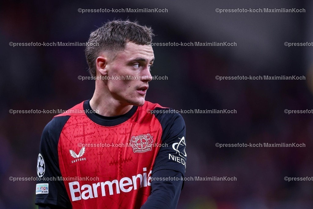 UCL29012502262 | 29.01.2025, Fußball, Bayer 04 Leverkusen - AC Sparta Prag, UEFA Champions League, 8. Spieltag, BayArena, Saison 2024 2025: Florian Wirtz (Bayer04 Leverkusen #10)