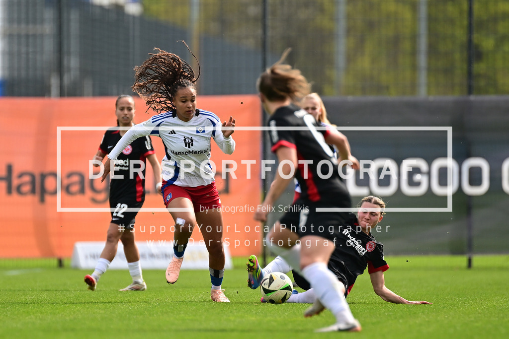 Fußball I Frauen I Saison 2024-2025 I 2. Bundesliga I 21. Spieltag I Hamburger SV - Eintracht Frankfurt II I 61491 | Der Sportfotograf. - Realized with Pictrs.com