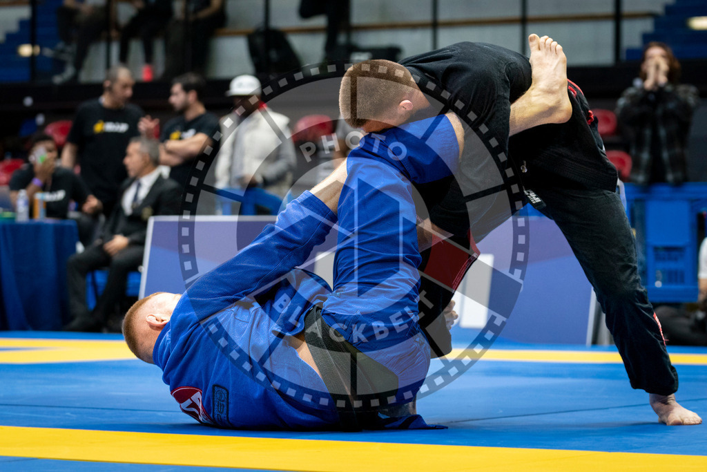 20240126PBB0247 | Fighters compete during the Brazilian Jiu-Jitsu European Championship of the IBJJF in Paris, France, on January 26, 2024.