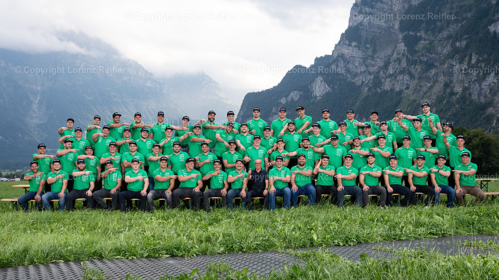 Schwingen -  ESAF Team NOSV 2025 | Mollis, 22.8.25, Schwingen - ESAF Team NOSV.Mit Sponsor Reiffeisen