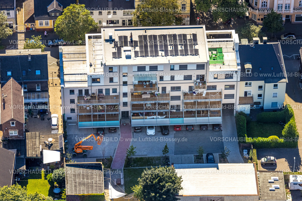 Dortmund240804252 | Luftbild, ehemalige Polizeiwache Baustelle mit Neubau für Wohnhaus Wohnprojekt, Alte Benninghofer Straße, Hörde, Dortmund, Ruhrgebiet, Nordrhein-Westfalen, Deutschland