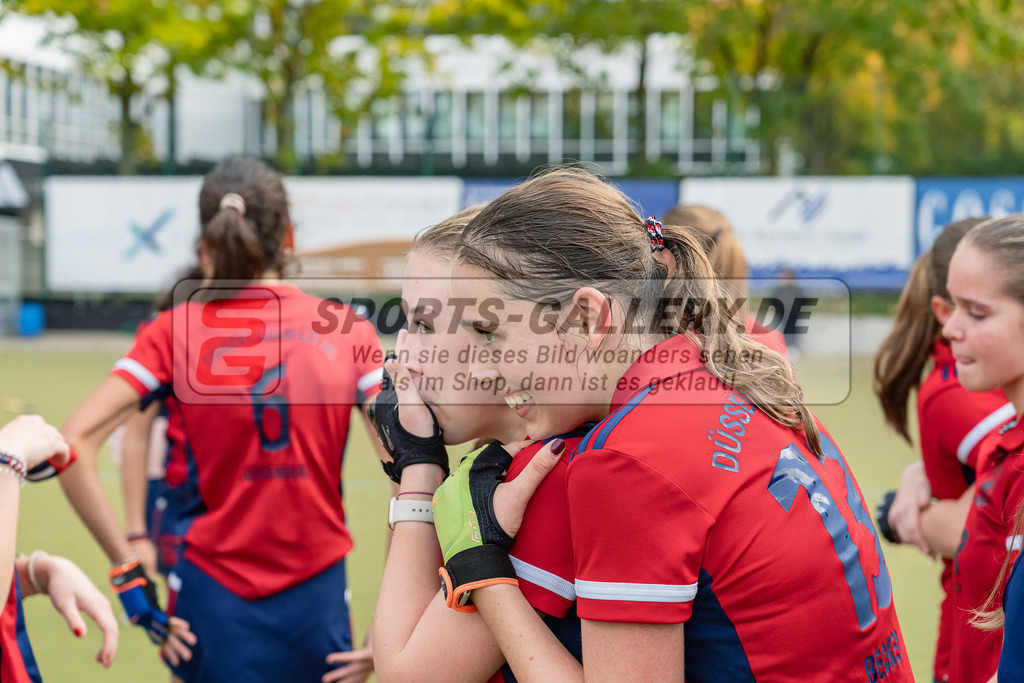 HK_20231022_106176 | Finale Deutsche Meisterschaft Feld WU16 Uhlenhorst Mülheim - Düsseldorfer HC am 22.10.2023 DHC, Düsseldorf ,