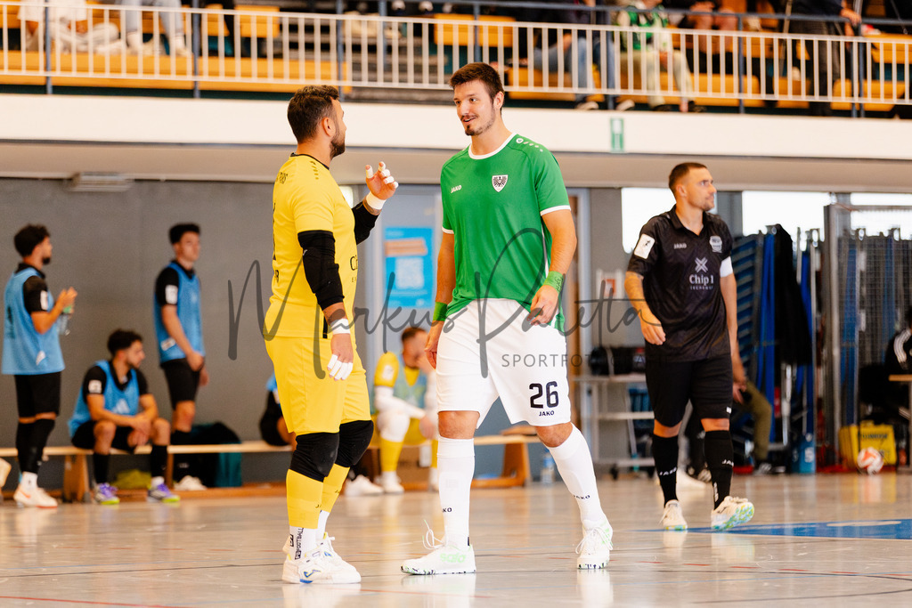 Futsal-Bundesliga, Saison 2025/2026, 4. Spieltag: SC Preußen Münster - SV Pars Neu-Isenburg | Futsal-Bundesliga, Saison 2025/2026, 4. Spieltag, SC Preußen Münster empfängt SV Pars Neu-Isenburg in der Universitäts-Sporthalle in Münster. Foto: sportfotografie.ms | Markus Paletta - Realisiert mit Pictrs.com