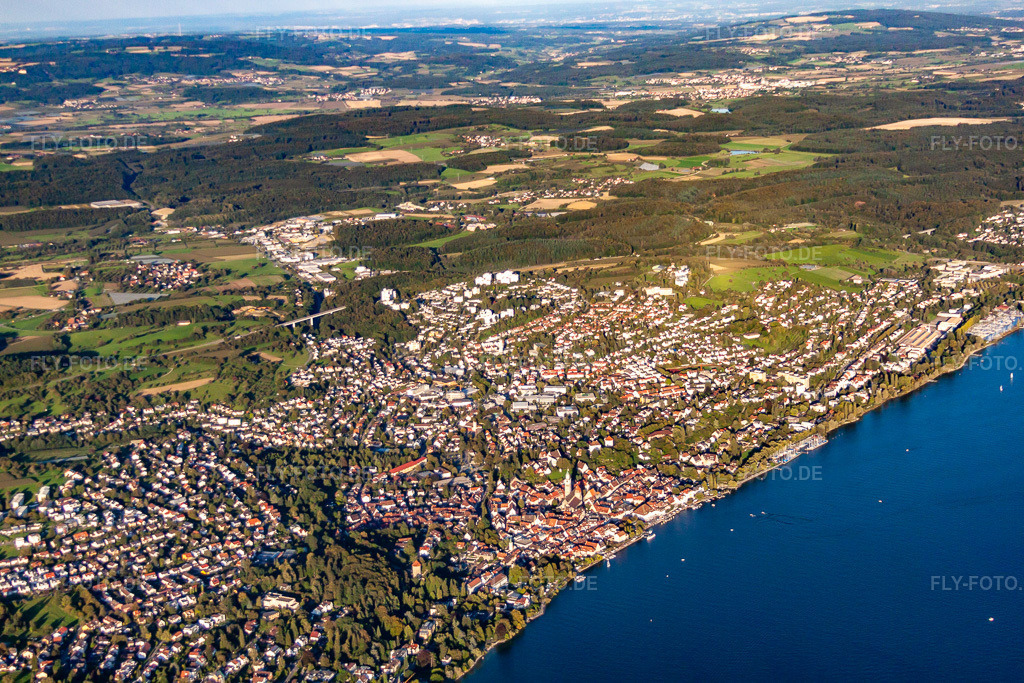 Luftbild: Ortsansicht in Überlingen im Bundesland Baden-Württemberg in Deutschland. Foto: IMG_71698.jpg vom 30.08.2014 durch Werner Riehm/FLY-FOTO.de