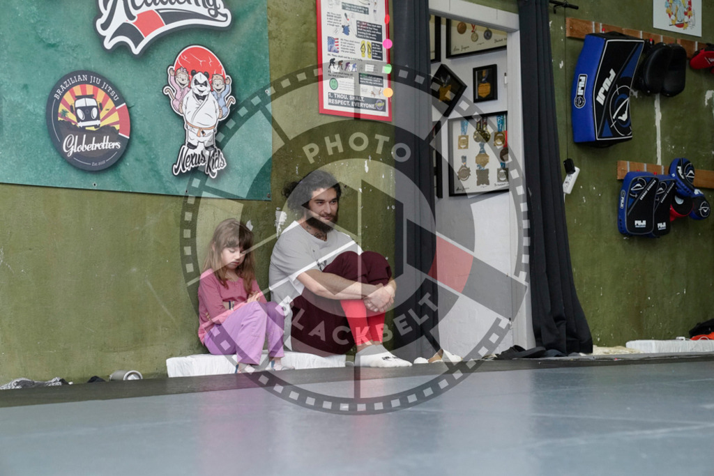 20240413PBB8238 | Fighters compete during the Grapplethon 24hours of rolling for a reason in Hamburg, Germany, on April 13, 2024.