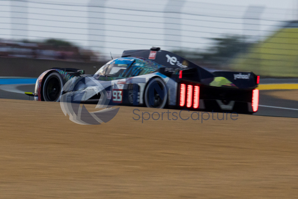Trainproduction-20230610-2268 | LE MANS,FRANCE,10.Jun.23 - MOTORSPORTS - WEC, FIA World Endurance Championships, 24 Hours of Le Mans, Circuit de la Sarthe, race. Image shows Paul Di Resta (GBR), Mikkel Jense (DEN) and Jean-Eric Vergne (FRA/ Peugeot Totalenergies).  Photo: Trainproduction / Matthias Trinkl
