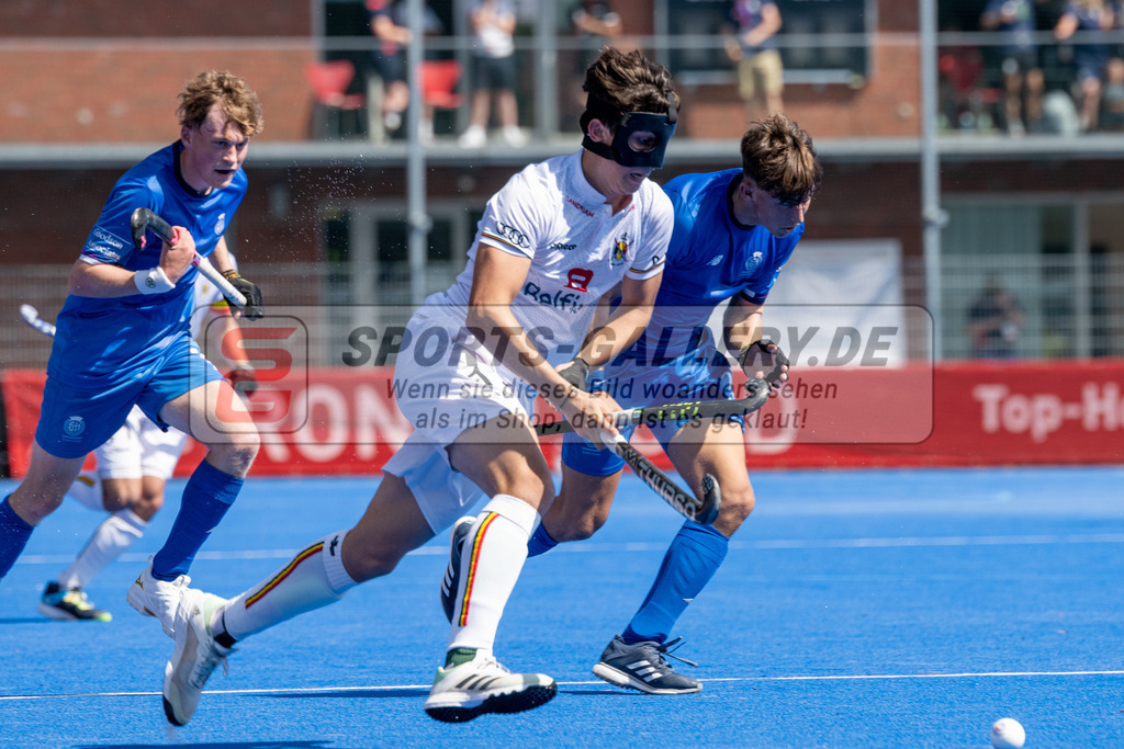 SFE_20230708_0094 | EuroHockey EM U18 Boys Belgium vs Scotland am 08.07.2023 in Krefeld (Gerd-Wellen-Hockeyanlage), Photo: Stephan Fehrmann 2023 (Sports-Gallery)