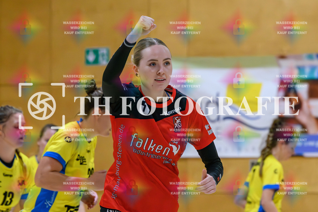 GER, SG Maulburg/Steinen - SV Allensbach 2, Handball, Suedbadenliga, 2. Spieltag, Saison 2023/2024, 14.10.2023 | Leonie Kiefer (SG Maulburg/Steinen, #03)

GER, SG Maulburg/Steinen - SV Allensbach 2, Handball, Suedbadenliga, 2. Spieltag, Saison 2023/2024, 14.10.2023

Foto: TH Fotografie/Thomas Hess