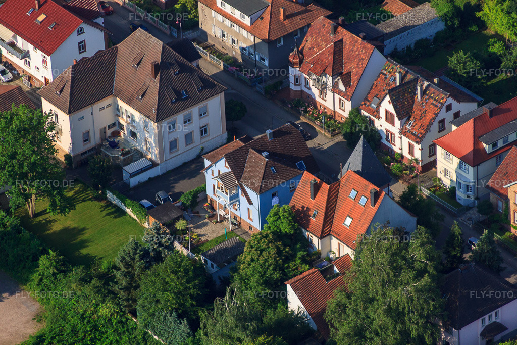 Luftbild: Bismarckstr in Kandel im Bundesland Rheinland-Pfalz in Deutschland. Foto: IMG_50899.jpg vom 04.07.2012 durch Werner Riehm/FLY-FOTO.de