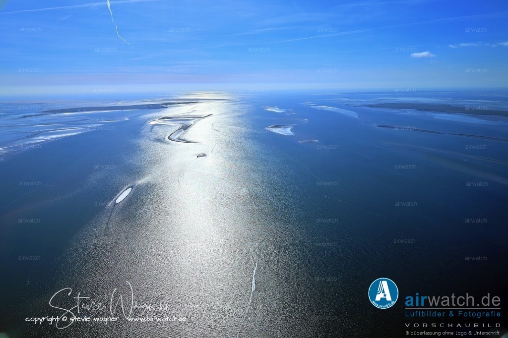 Wattenmeer, Fahrrinne und Priele - Hamburger Hallig - Hallig Hooge - Hallig Langeneß | Wattenmeer, Fahrrinne und Priele - Hamburger Hallig - Hallig Hooge - Hallig Langeneß